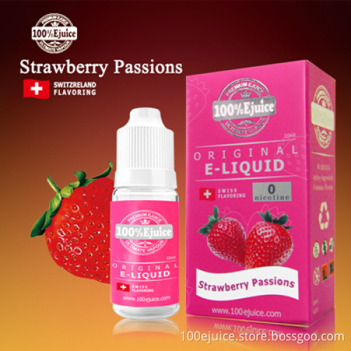 OEM Label Top Quality 30ml Strawberry Passions E Liquids China Supplier